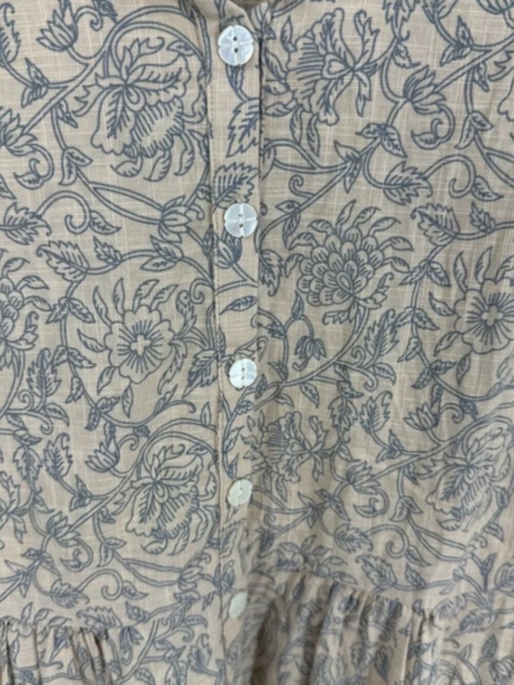 The Territory Ahead cotton feminine Boho Floral Dress 12 - Picture 3 of 4